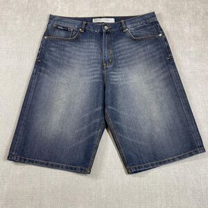 Rocawear Jean Shorts Mens 40 Blue Denim Baggy Loose Hip Hop 5 Pocket Casual